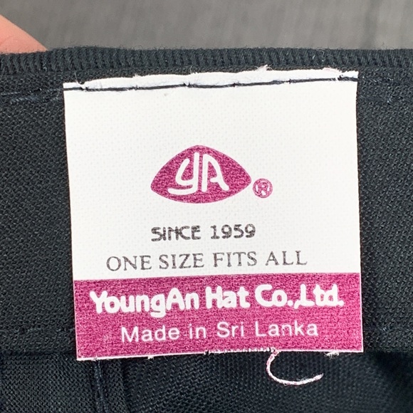 Roberts & Dybdahl Rope Baseball Hat Mens OSFA Black Orange Strapback YoungAn - Picture 12 of 12